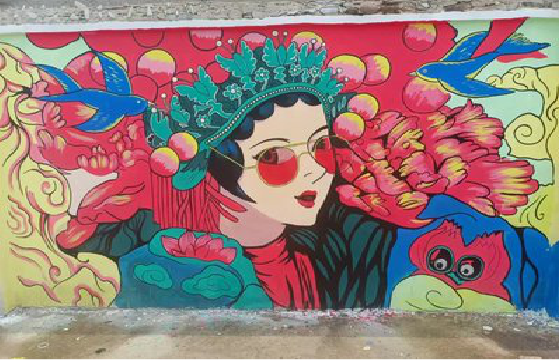 仁怀市墙体彩绘-网红墙