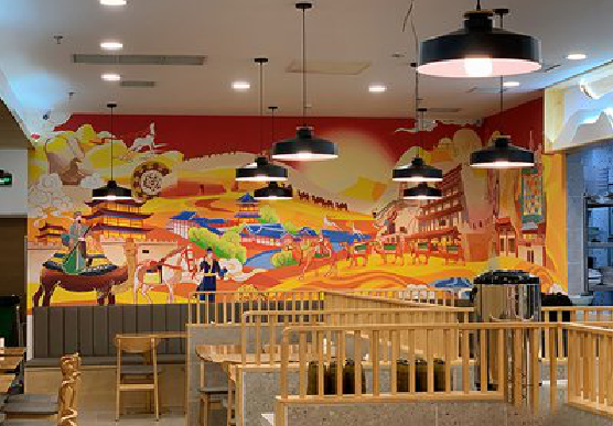 仁怀市商业空间彩绘介绍。