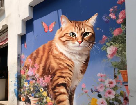 仁怀市自己绘制有个性的手绘墙