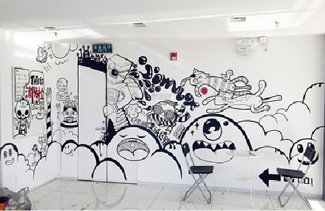 仁怀市手绘墙并非传统涂鸦。